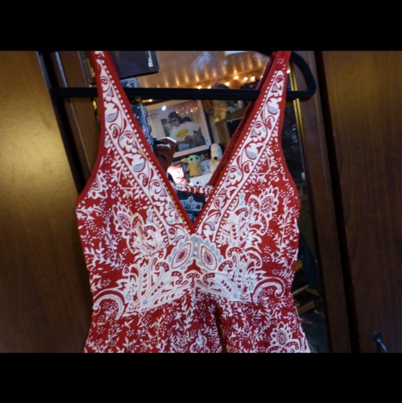 Boho Maxi Dress Red ♥️ - Picture 1 of 8